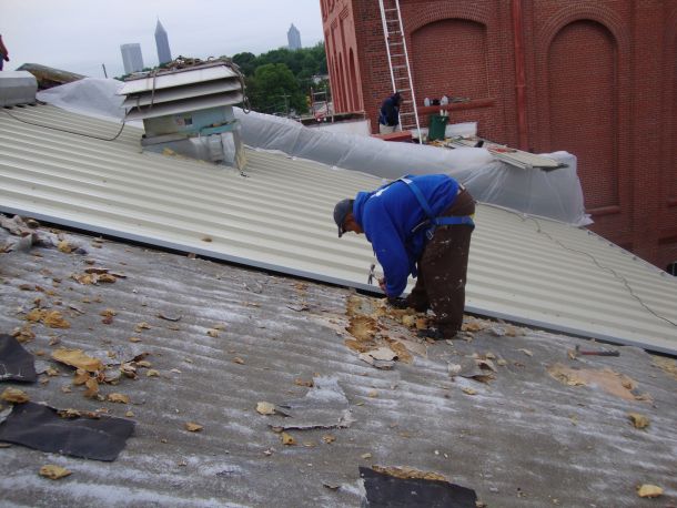 City of Atlanta - Hemphill Pump Station - 72,000 SQ FT - Metal Roof With Standing Seam